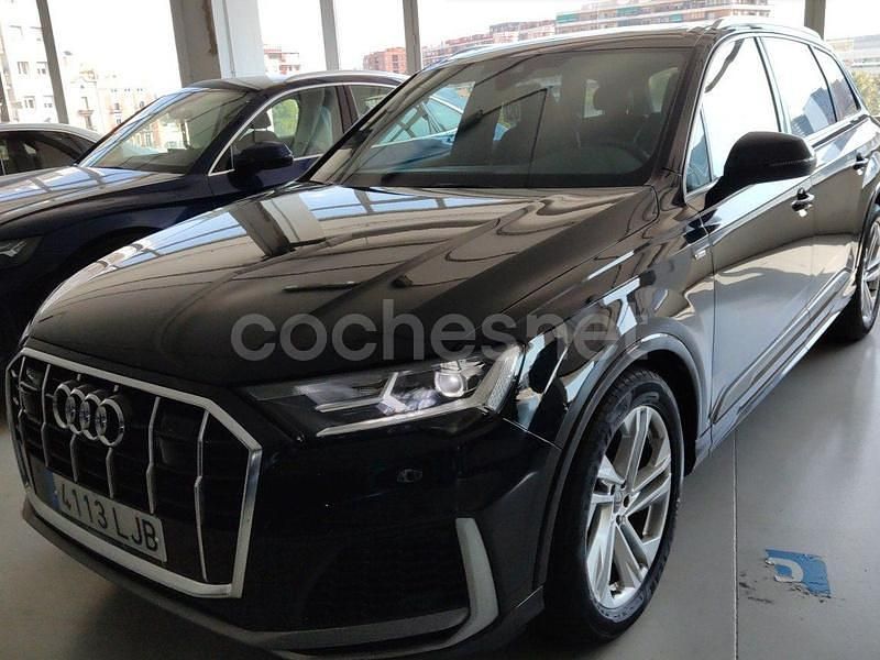 Negro Usado 2020 Audi Q7 S-Line SUV | 59.900 € (Caro) - Imagen 1/4