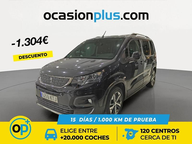 Negro Usado 2019 Peugeot Rifter Allure Monovolumen | 14.350 € (Super precio) - Imagen 1/4