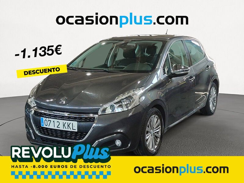 Gris Usado 2018 Peugeot 208 Allure Utilitario | 12.490 € (Caro) - Imagen 1/4