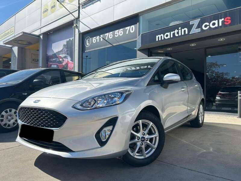 Gris Usado 2018 Ford Fiesta Trend+ Utilitario | 8990 € (Buen precio) - Imagen 1/4