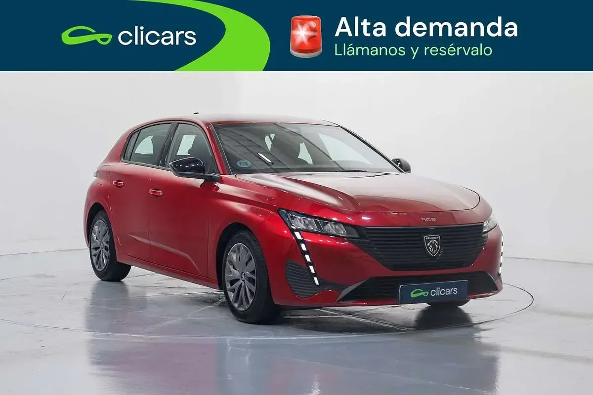 Usado Peugeot 308 Active 110 CV (80 kW) 2022 Rojo Utilitario