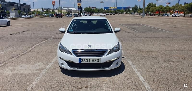 Blanco Usado 2014 Peugeot 308 Active Berlina | 7950 € (Precio justo) - Imagen 1/4