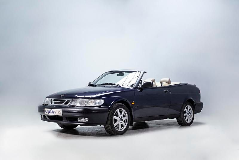Usado Saab 9-3 130 CV (95 kW) 1998 Azul Descapotable