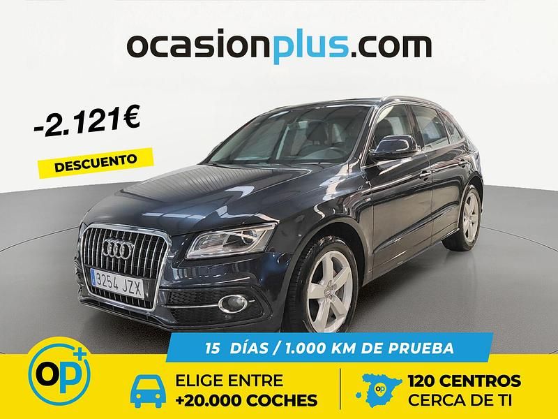 Usado Audi Q5 S-Line 150 CV (110 kW) 2017 Azul SUV