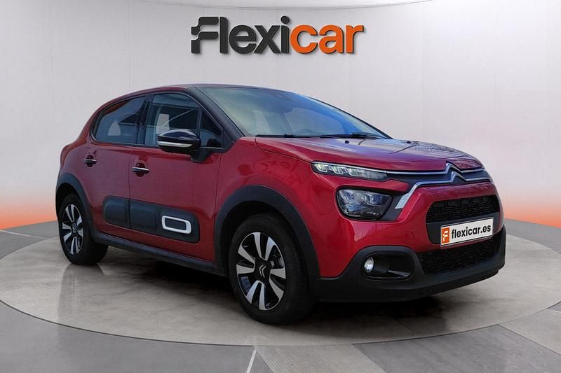 Rojo Usado 2024 Citroën C3 PureTech Berlina | 11.490 € (Buen precio) - Imagen 1/4