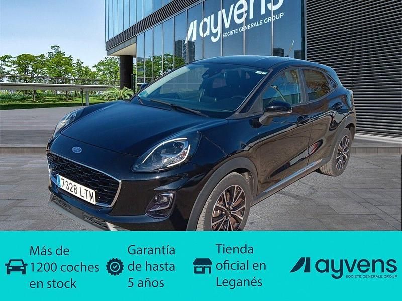 Negro Usado 2021 Ford Puma Titanium SUV | 16.300 € (Precio justo) - Imagen 1/4