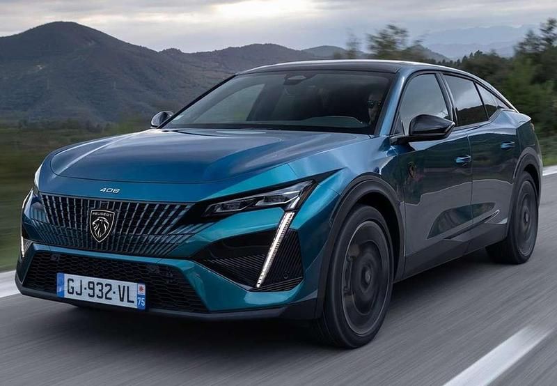 Usado Peugeot 408 Allure 136 CV (100 kW) 2025 Rojo SUV