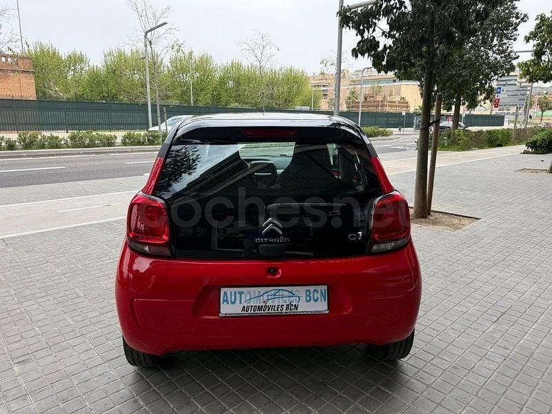 Usado Citroën C1 PureTech 82 CV (60 kW) 2017 Rojo Utilitario