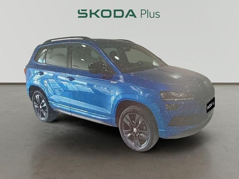 Azul Usado 2021 Skoda Karoq SportLine SUV | 25.990 € (Precio justo) - Imagen 1/4