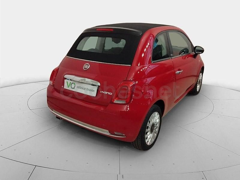 Usado Fiat 500C Dolcevita 71 CV (52 kW) 2021 Rojo Descapotable