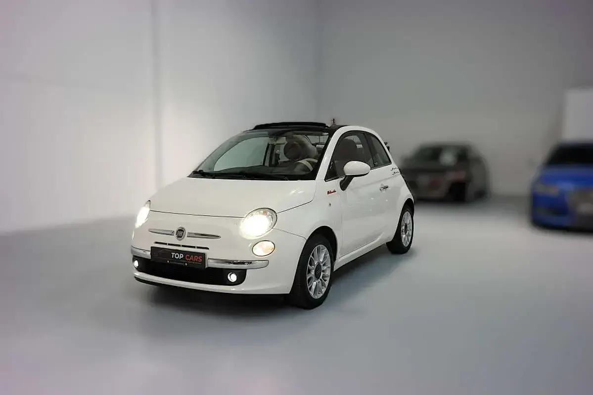 Usado Fiat 500C Lounge 86 CV (63 kW) 2012 Blanco Descapotable