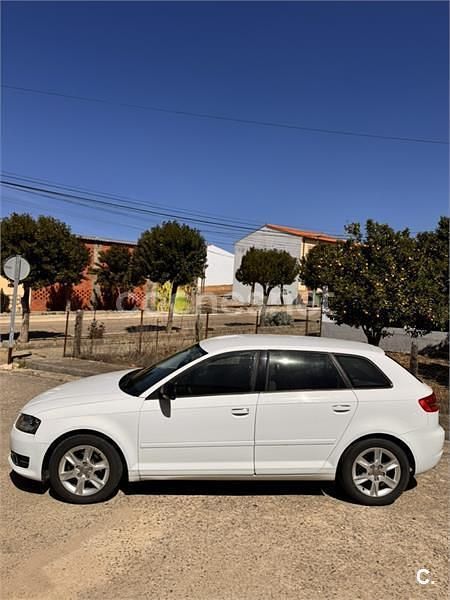 Usado Audi A3 Ambiente 105 CV (77 kW) 2010 Blanco Utilitario