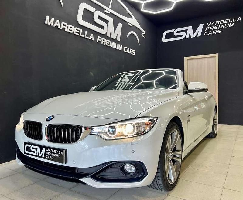 Blanco Usado 2015 BMW 420 Sport Line Descapotable | 27.990 € (Caro) - Imagen 1/4