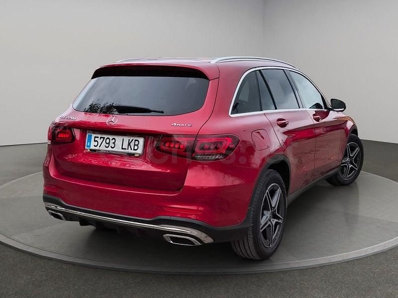 Usado Mercedes GLC220 194 CV (142 kW) 2020 Granate SUV