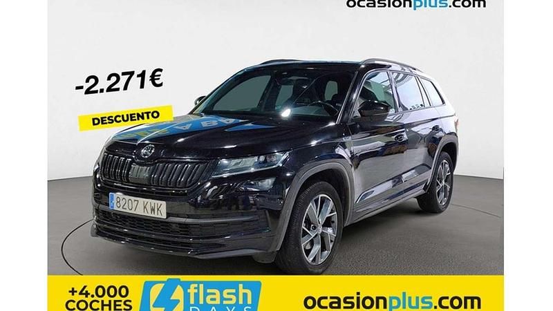Negro Usado 2019 Skoda Kodiaq SportLine SUV | 21.410 € (Precio justo) - Imagen 1/3