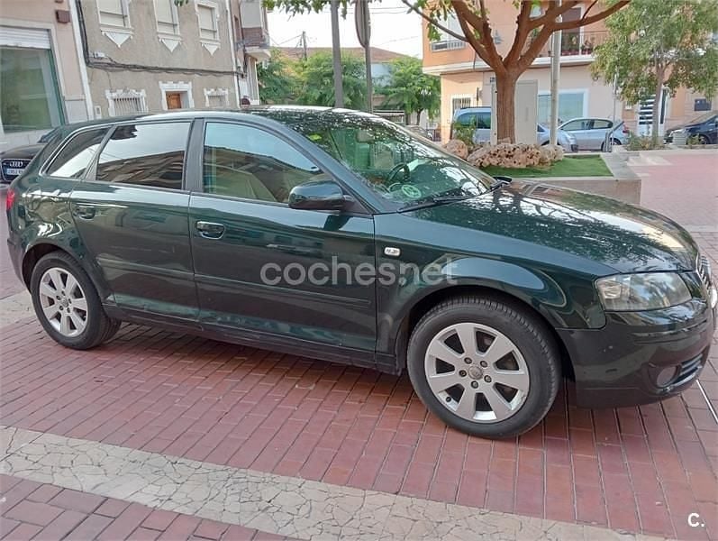 Verde Usado 2007 Audi A3 Berlina | 5700 € (Buen precio) - Imagen 1/4