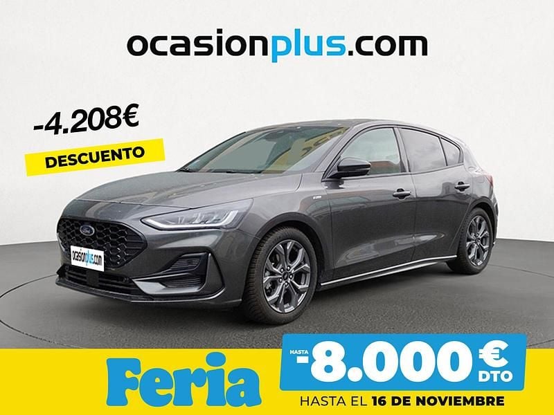 Gris / plata Usado 2024 Ford Focus ST-Line Berlina | 20.990 € (Precio justo) - Imagen 1/4