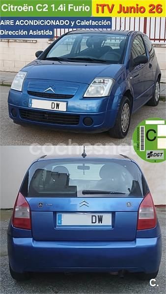 Usado Citroën C2 Furio 75 CV (55 kW) 2006 Azul Utilitario