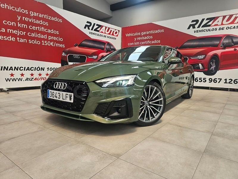 Usado Audi A5 Sportback S-Line 190 CV (139 kW) 2020 Verde Utilitario