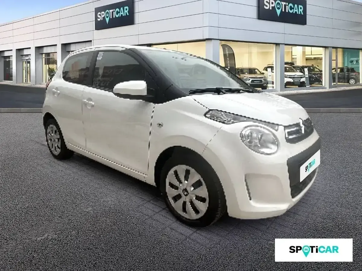 Usado Citroën C1 Feel 72 CV (52 kW) 2021 Blanco Utilitario