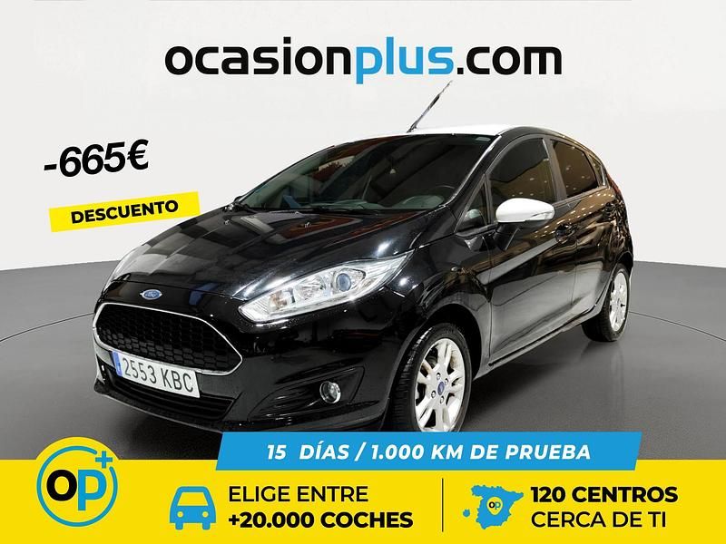 Negro Usado 2017 Ford Fiesta Trend Berlina | 8990 € (Precio justo) - Imagen 1/4