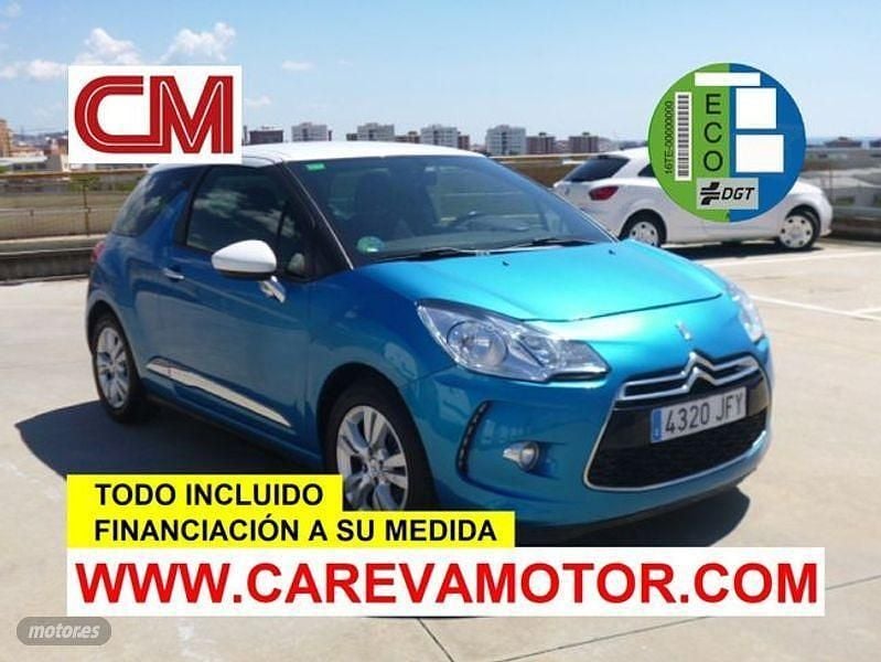 Usado Citroën DS3 81 CV (59 kW) 2015 Azul Berlina