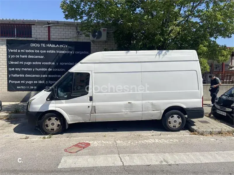 Usado Ford Transit 140 CV (102 kW) 2007 Blanco Pickup/Camioneta
