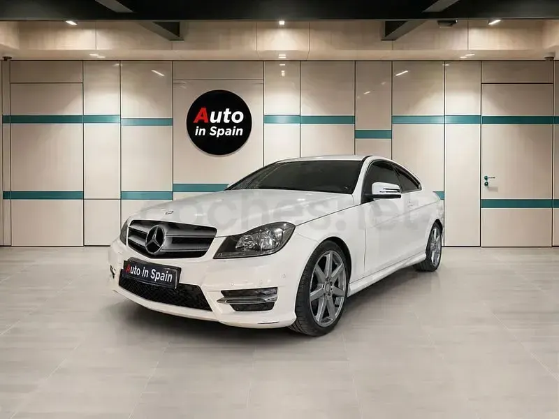 Usado Mercedes C180 156 CV (114 kW) 2012 Blanco Coupe