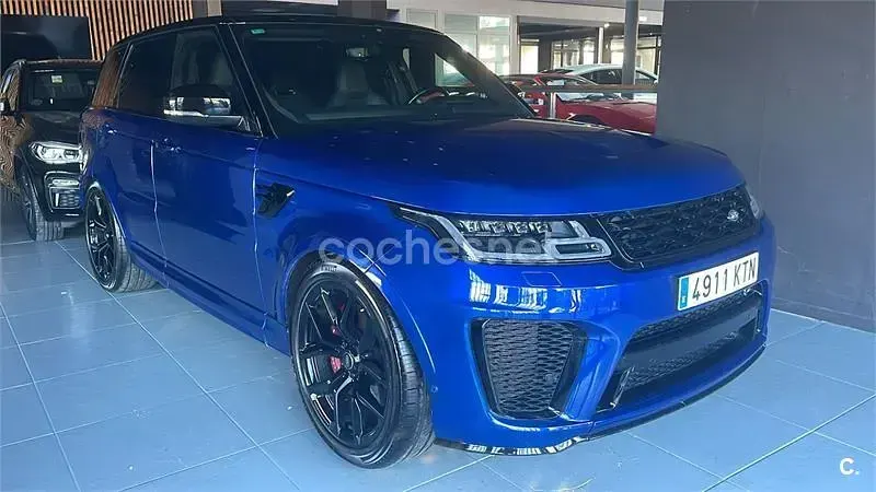 Usado Land Rover Range Rover Sport SVR 575 CV (422 kW) 2019 Azul SUV
