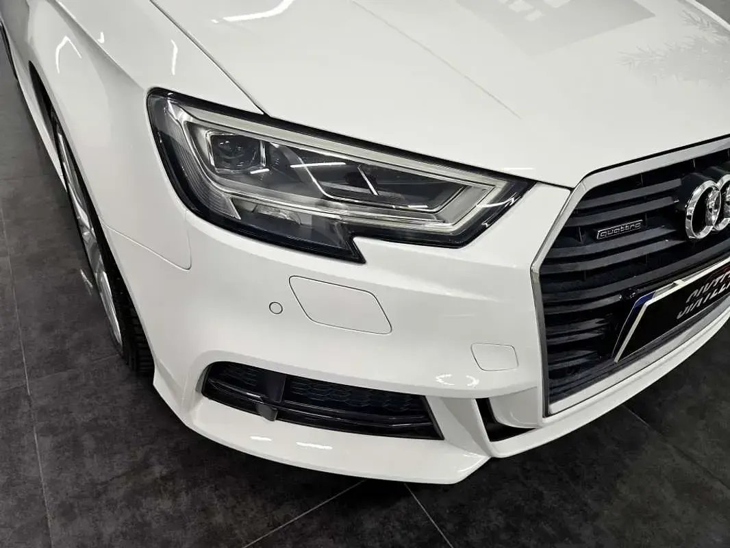 Usado Audi A3 Sportback S-Line 190 CV (139 kW) 2017 Blanco Utilitario