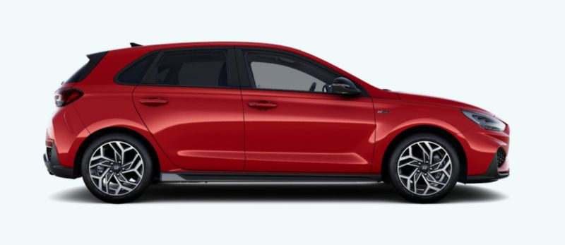 Usado Hyundai i30 N Line 100 CV (73 kW) 2024 Rojo