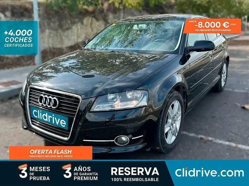 Usado Audi A3 Attraction 105 CV (77 kW) 2010 Negro Utilitario
