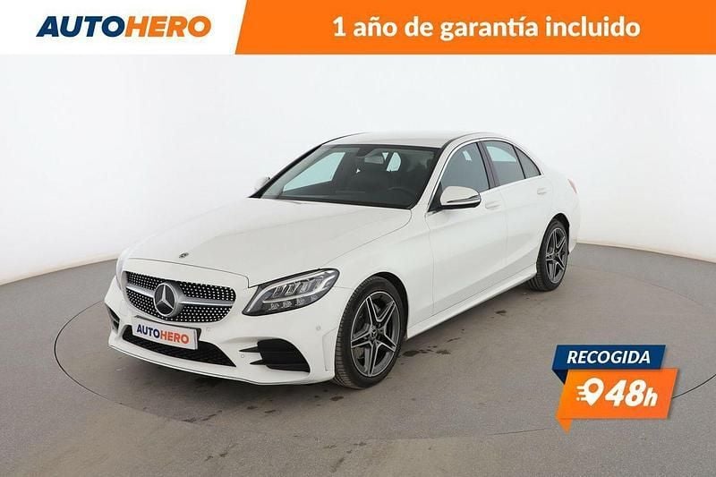 Blanco Usado 2018 Mercedes C220 AMG line Berlina | 29.399 € (Precio justo) - Imagen 1/3