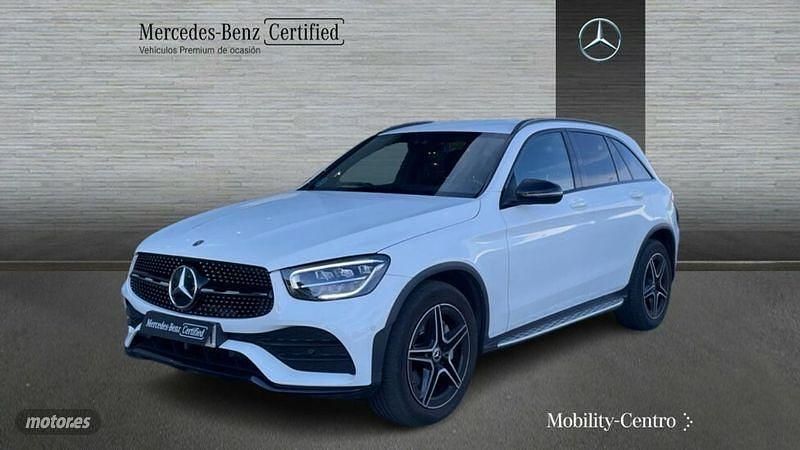 Blanco polar Usado 2022 Mercedes GLC200 AMG line SUV | 37.900 € (Precio justo) - Imagen 1/4