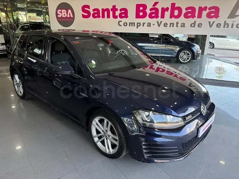 Usado VW Golf VII GTD 184 CV (135 kW) 2016 Azul Utilitario