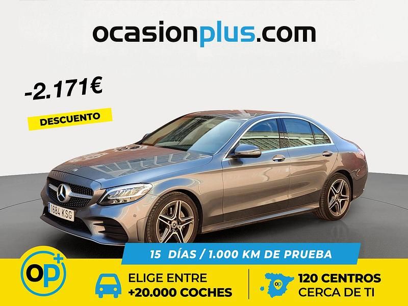 Usado Mercedes C200 184 CV (135 kW) 2018 Gris Berlina