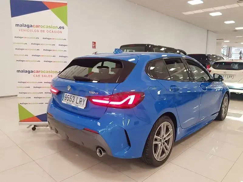 Usado BMW 118 150 CV (110 kW) 2021 Azul Utilitario
