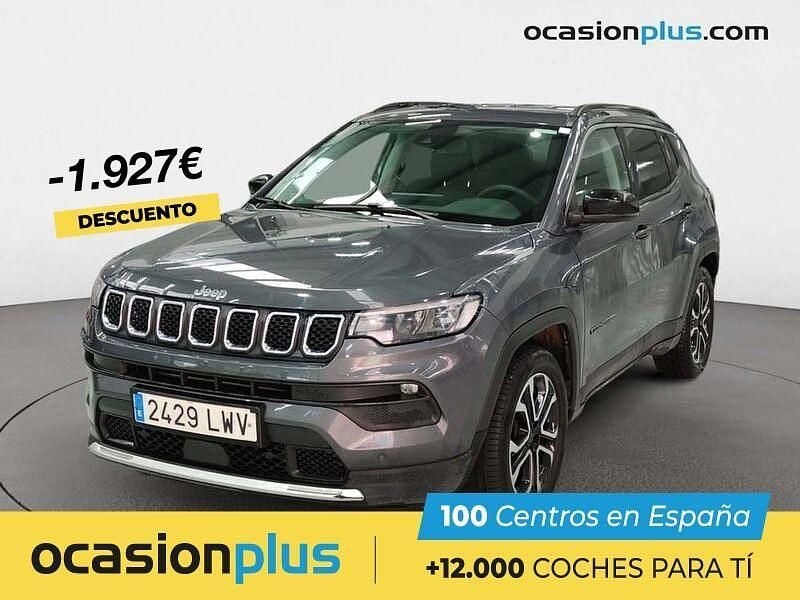 Gris Usado 2022 Jeep Compass Limited SUV | 19.250 € (Buen precio) - Imagen 1/4