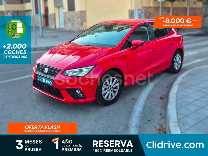 Rojo Usado 2023 Seat Ibiza Style Berlina | 15.190 € (Buen precio) - Imagen 1/3