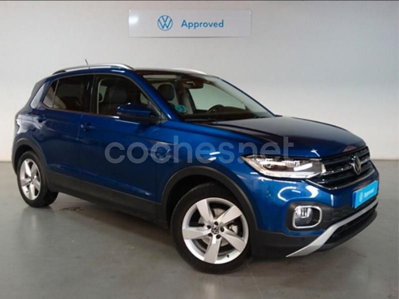 Azul Usado 2022 VW T-Cross Sportline SUV | 21.800 € (Un poco caro) - Imagen 1/4