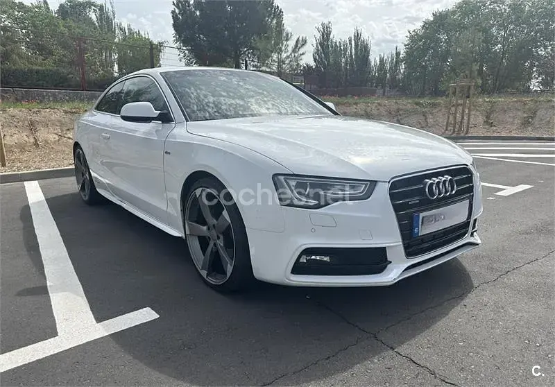 Usado Audi A5 S-Line 245 CV (180 kW) 2012 Blanco Coupe