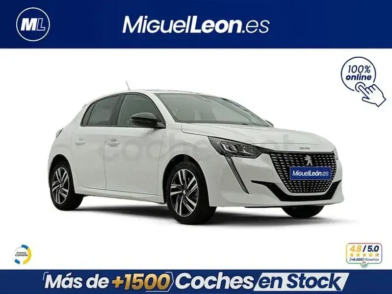 Usado Peugeot 208 Allure 102 CV (75 kW) 2023 Blanco Utilitario