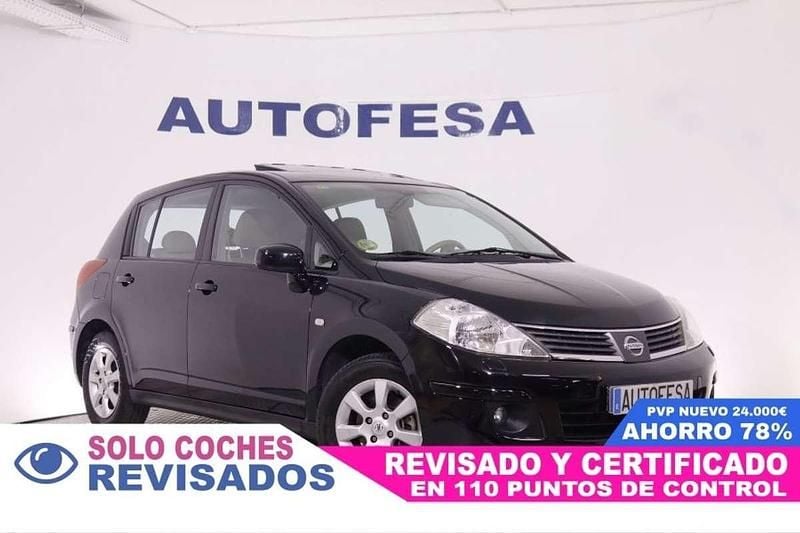 Usado Nissan Tiida Tekna 105 CV (77 kW) 2009 Negro Berlina