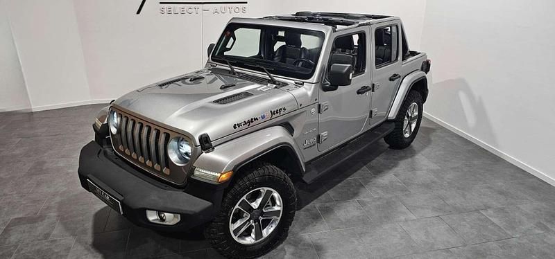 Usado Jeep Wrangler Unlimited Sahara 268 CV (197 kW) 2019 Plateado SUV