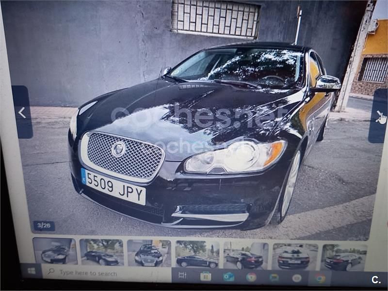 Usado Jaguar XF Luxury 207 CV (152 kW) 2010 Negro Berlina