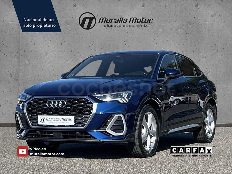 Usado Audi Q3 Sportback S-Line 150 CV (110 kW) 2021 Azul SUV