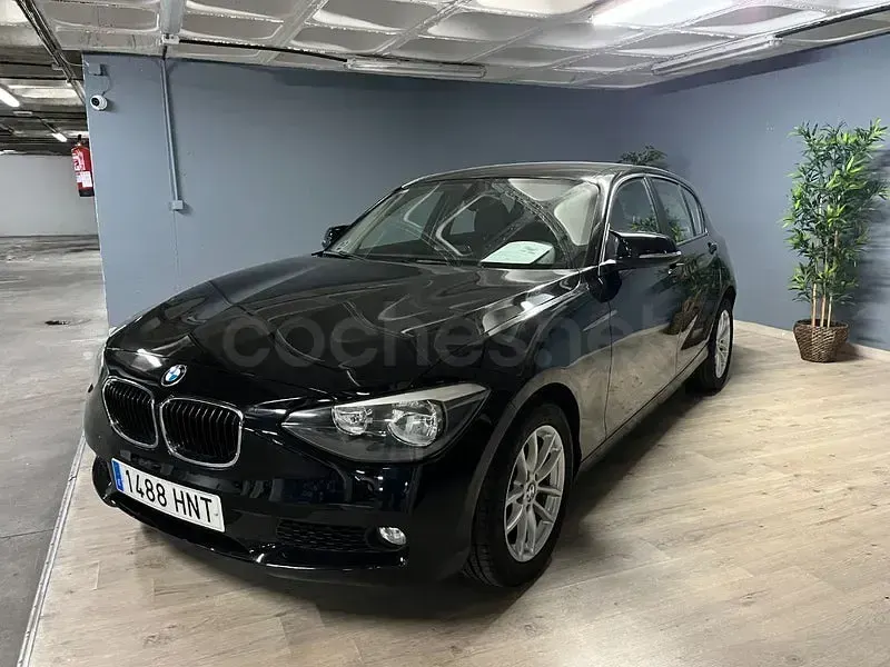 Usado BMW 116 Efficient Dynamics 116 CV (85 kW) 2013 Negro Utilitario