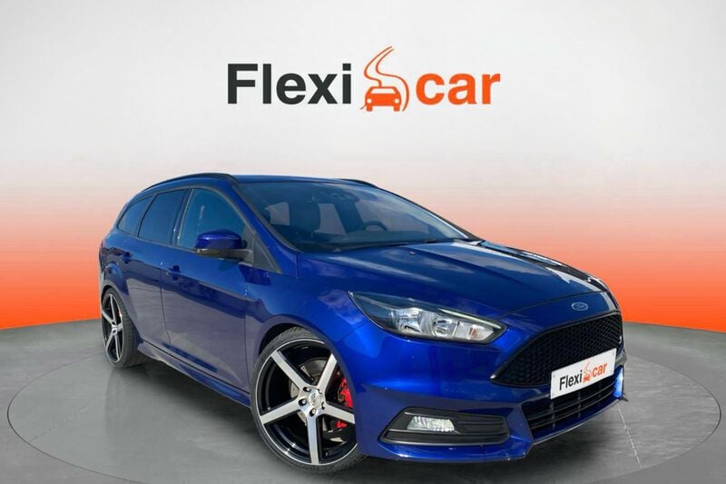 Azul Usado 2017 Ford Focus ST Familiar | 18.190 € (Precio justo) - Imagen 1/4