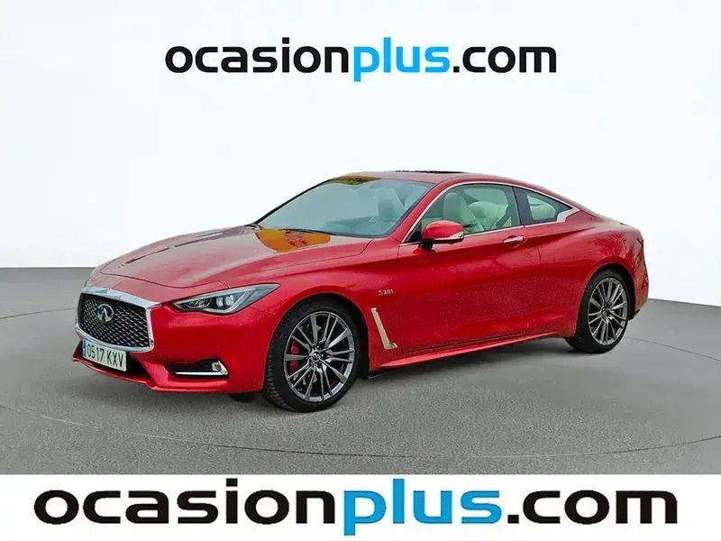 Rojo Usado 2019 Infiniti Q60 Sport Tech Coupe | 29.273 € - Imagen 1/4