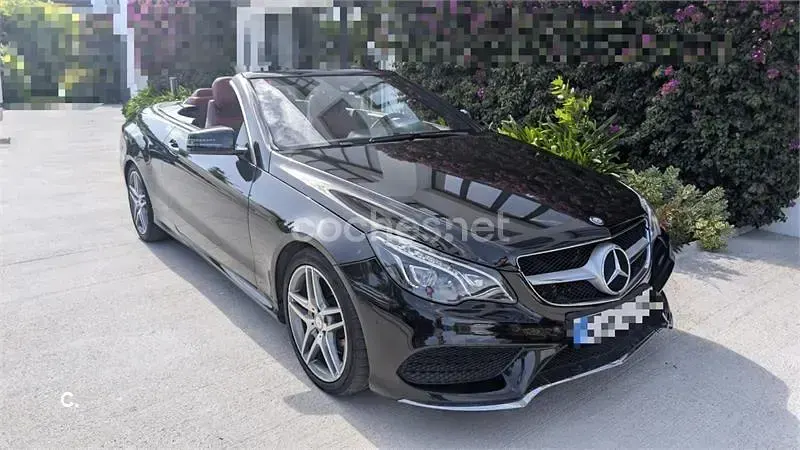 Usado Mercedes E250 Avantgarde 204 CV (150 kW) 2014 Negro Descapotable